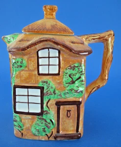 Westminster Thatched Cottage Tall Tea Pot Hot Chocolate Ceramic England Vintage - Picture 1 of 5