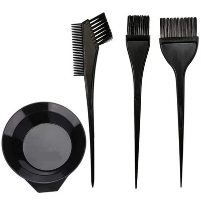 MOONMINI Hair Dye Color Brush and Bowl Set, Color Bowl Brushes Tool Mixing Bowl - Image 1 of 4