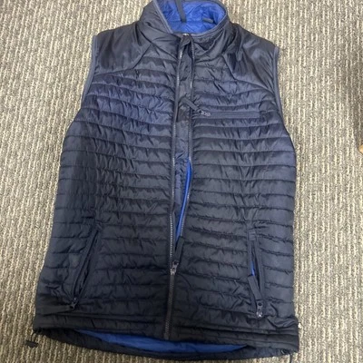 Chaleco acolchado Nat Nast para hombre pequeño azul marino acolchado Foto 1 de 4