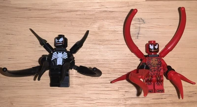 LEGO Carnage & Venom Minifigures Lot from Marvel Daily Bugle Set 76178 NEW - Image 1 of 4