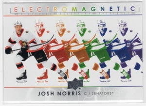 Josh Norris 21-22 Upper Deck Series 1 Electromagnetic #EM-14 Ottawa Senators - Picture 1 of 1