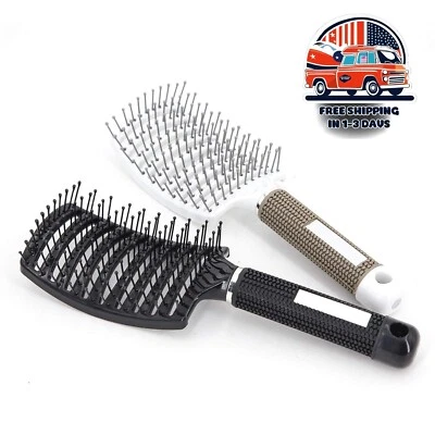 2 Cepillos para desenredar el cabello para cabello húmedo,seco y rizado Cepillo Foto 1 de 4