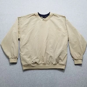 Suéter de Golf Antigua para Hombres Grande Beige Bolsillos Pullover - Imagen 1 de 11