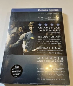 The Social Network 2010 Two-Disc Collector's Edition DVD, Brand New Sealed Face - Picture 1 of 10