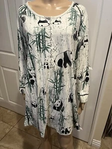 Soma Intimates Panda Nachthemd 100% Baumwolle - Bild 1 von 2