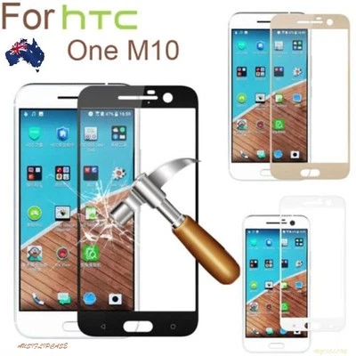Full Coverage Tempered Glass Film Screen Protector for HTC 10 / U11 - image 1 of 4
