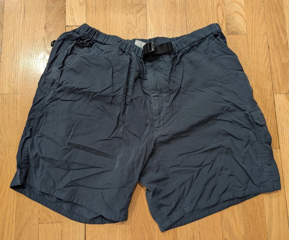 Mens Vintage The North Face Y2K Stow Pocket Cargo Hiking Active Shorts XL Blue - Image 1 of 4