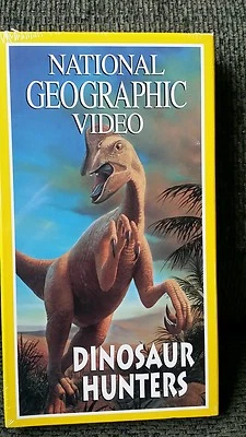NEW National Geographic VHS Video - Dinosaur Hunters Tape 60 Minutes Sealed - Image 1 of 2