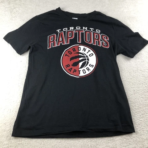 Toronto Raptors Shirt Mens Large Black Red Basketball Logo NBA Cover