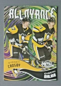 2020-21 Metal Universe Alloyance #AL1 Sidney Crosby/Evgeni Malkin Penguins - Bild 1 von 1