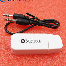 3.5mm USB Wireless Bluetooth Audio Music Stereo Adapter Receiver Dongle NEW HP