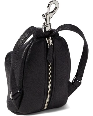 Rebecca Minkoff Mini Julian Leather Key Fob Black - NWT - Image 1 of 4