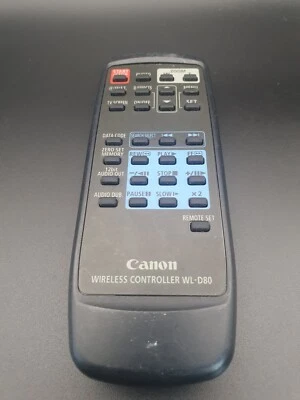 GENUINE CANON WL-D80 CAMCORDER REMOTE CONTROL For MV600I MV600 - Image 1 of 4