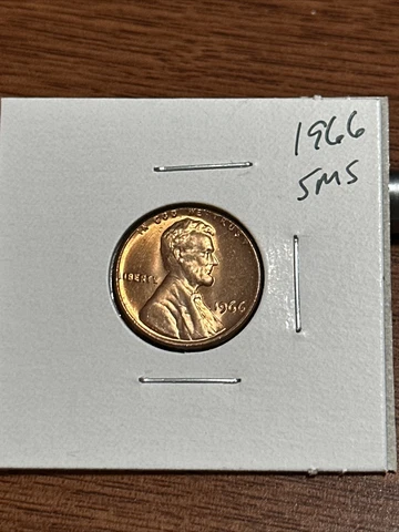1966 SMS SPECIAL MINT SET UNCIRCULATED LINCOLN CENT/PENNY (Free Shipping) Cover