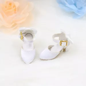 Zapatos de muñeca Neo Blythe 12" blancos zapatos de tacón alto - Imagen 1 de 2