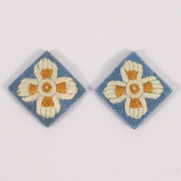 Replica Airborne Pale Blue Cloth British Army Officer Cloth Rank Pips  BE648 - Image 1 of 1