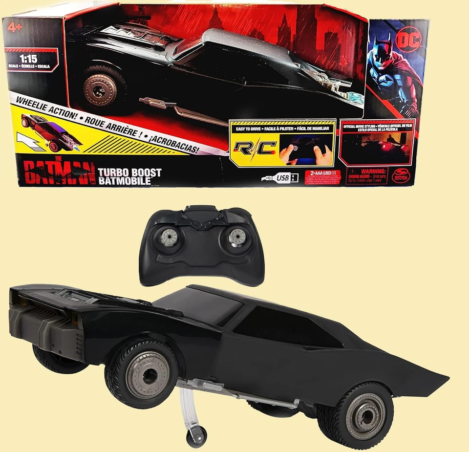 DC Comics The Batman Turbo Boost Batmobile Remote Control Car - Image 1 of 1