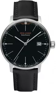 IRON ANNIE 5044-2 Herren Uhr Armbanduhr Quarz Edelstahl Leder - Bild 1 von 1