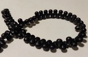 Tektite Beads Teardrop Side Drilled 6mm- 8" Strand - Picture 1 of 4