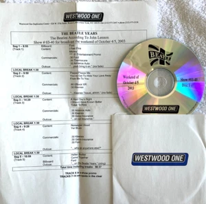 10/4/03 BEATLE YEARS ACCORDING TO JOHN LENNON, RARE INTERVIEWS,12 HITS/ FEATURES - Picture 1 of 1