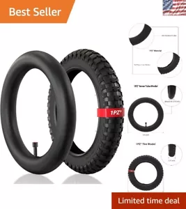 Lightweight 12-1/2 x 2.75 Tire with Inner Tube for Easy Installation on Scooters - Picture 1 of 9