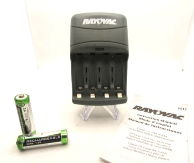Rayovac Rechargeable charger for for AA/ AAA batteries manual included. PS13 - Image 1 of 3