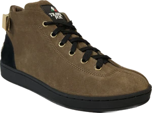 TRAVEL FOX Men's Malibu Khaki Suede Round Toe Lace-Up Mid-Top  915601-235 - Picture 1 of 6