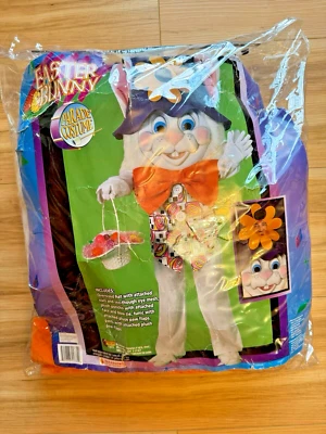 NUEVO Desfile Adulto Conejo de Pascua Mascota Disfraz Halloween Foro Novedades ¡COMPLETO! Foto 1 de 4