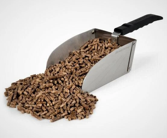 Broil King Pro carbón/pellets cuchara de acero inoxidable con mango 63946 Foto 1 de 2