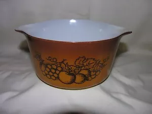 Vintage Gold Pyrex Casseroles Corning 473 1Qt - Picture 1 of 4