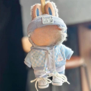 Peluche bambola vestiti mostro peluche bambola onda coniglio vestiti set no giocattoli - Foto 1 di 9