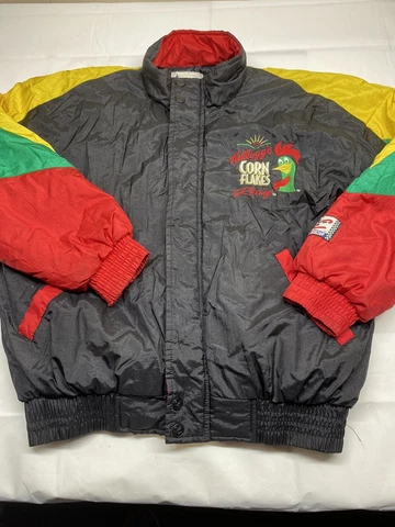 VTG Terry Labonte Kelloggs CORN FLAKES Racing Chase NASCAR Jacket SZ Small Cover