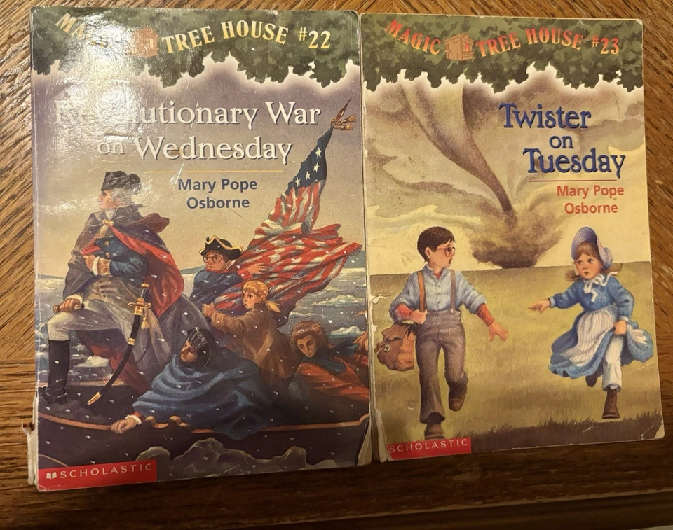 Mary Pope Osborne Magic Tree House #22 & 23 Revolutionary War Tornado Lot of 2 - Image 1 of 1