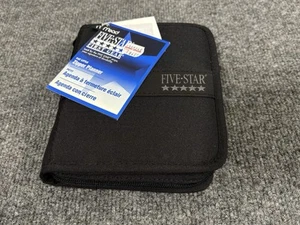 Mead Five Star Mini Fat Little Zipper Planner 1998 Brand New Monthly Black - Picture 1 of 8