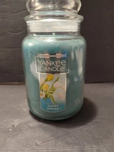 YANKEE CANDLE America's Best Loved Candle Happy Spring 22 oz - Picture 1 of 6