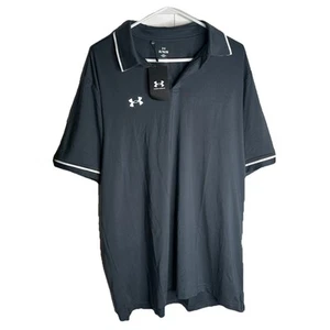 Camisa Under Armour Para Hombre XL Gris Polo Rendimiento Informal Cuello Suelta - Imagen 1 de 4