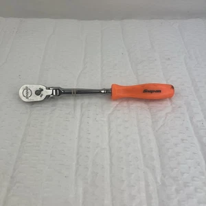 Herramientas Snap-on EE. UU. RARO NARANJA 1/4" Unidad Agarre Duro Flex Cabeza Trinquete THLFD72 - Imagen 1 de 10