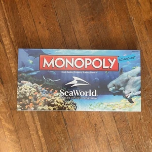NUEVO Juego de Mesa Coleccionable SeaWorld Monopoly Wildlife Conservation Edition - Imagen 1 de 3