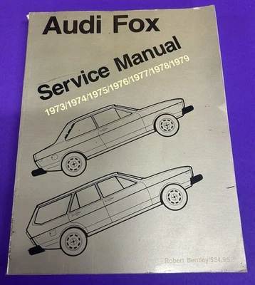 Manual de mantenimiento de reparación de servicio VW Audi Fox 1973-1979 de Robert Bentley Foto 1 de 3