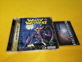 WILLY WOMBAT  SEGA SATURN SS SPINE CARD + REG CARD.