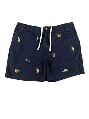 Pantalones Cortos Polo Ralph Lauren Para Hombre XL Calce Clásico Hula Aloha Piña Bordada Foto 1 de 4