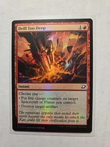 Drill Too Deep (Foil) - Edge of Eternities - LP - Common - Instant - MTG  - Picture 1 of 1
