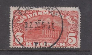 Denmark - 5kr G.P.O. Copenhagen Issue (Used) 1912 (CV $345) - Foto 1 di 1