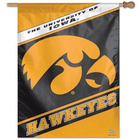 University of IOWA Hawkeyes vertical banner 27" by 37" New in Package 60% off! Cover