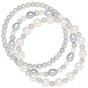 Valero Pearls Damen Perlen-Armband Süßwasser-Zuchtperle 19,0 cm - Bild 1 von 2