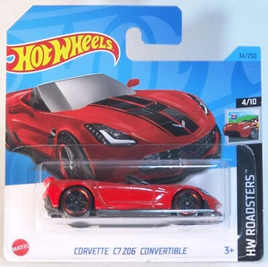 Hot Wheels 2023 #34 - HKH41 HW Roadsters - Corvette C7 Z06 Convertible - Imagen 1 de 1