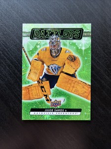 2023-24 Upper Deck Green Dazzlers #DZ-48 Juuse Saros Nashville Predators