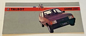 Verkaufsprospekt TALBOT Gamma 1985 auf Niederländisch - schöner Zustand. - Bild 1 von 6