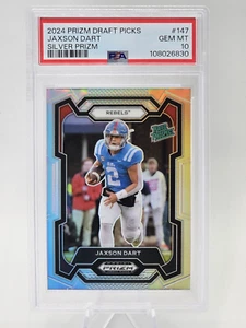 2024 Prizm Draft Picks JAXSON DART Rated Prospect Rookie Silver - PSA 10 (Pop 2) - Picture 1 of 2