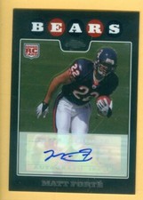 Matt Forte Football Trading Card Checklist